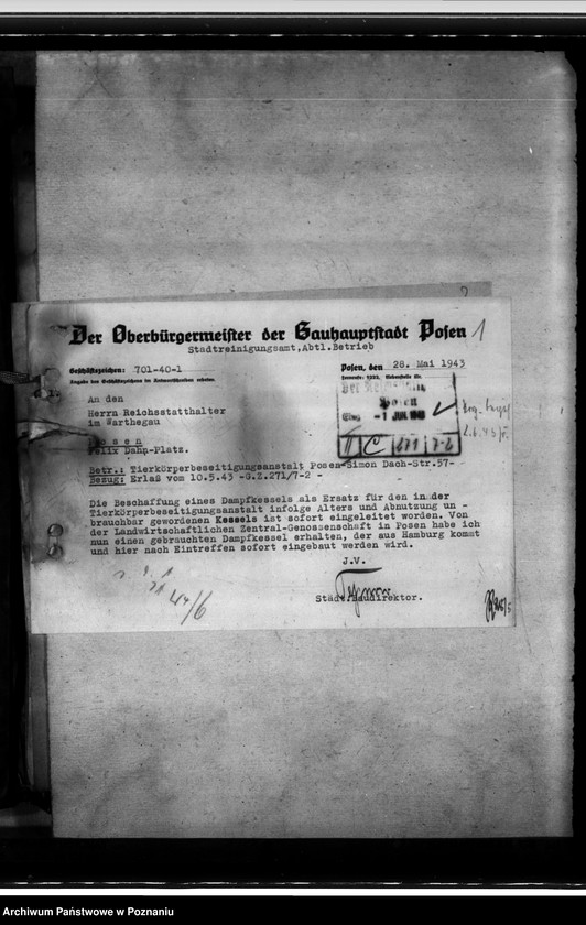 Obraz 5 z jednostki "Tierkörperbeseitigungsanstalten. Fleischmehlfabriken. Silberfuchsfarme"