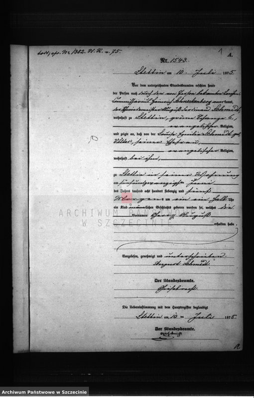 Obraz 7 z jednostki "Geburts-Register (Neben-Register) Band IV"