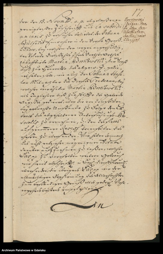 image.from.unit.number "[Liber missivarum]. Register der in vorstehenden Briefen […] enthaltenen Materien. [Indeks adresatów]"
