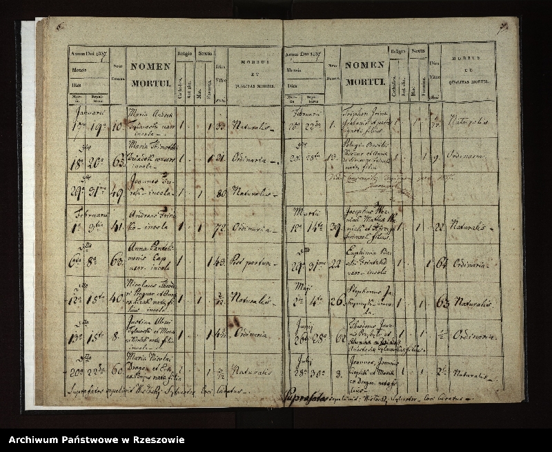image.from.unit.number "Księga zgonów dla miejscowości Rozdziele"