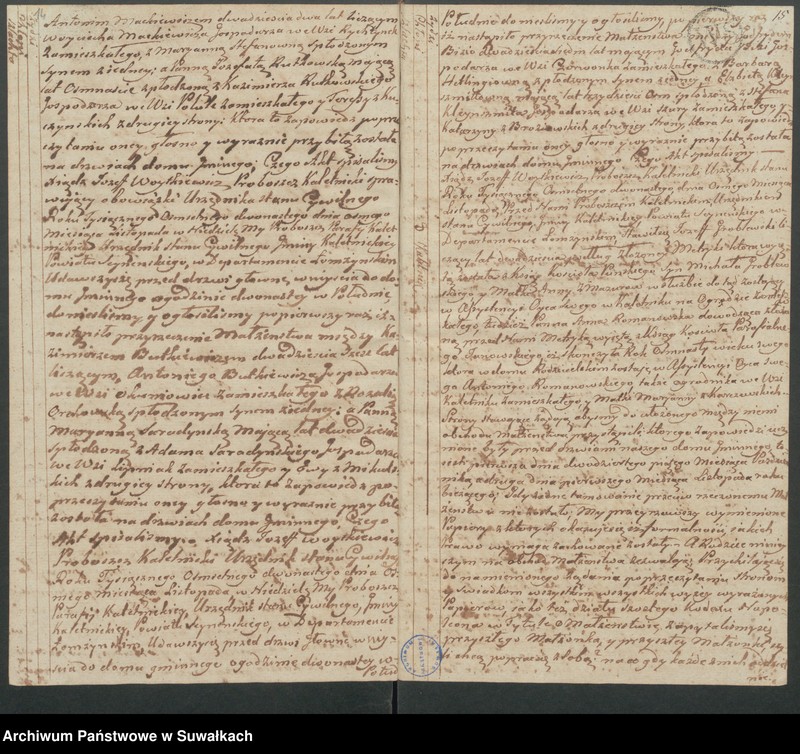 image.from.unit.number "Akta Zaślubionych stanu Cywilnego od pierwszego Stycznia do Ostatniego Grudnia 1812 Roku Gminy Kaletnickiey"