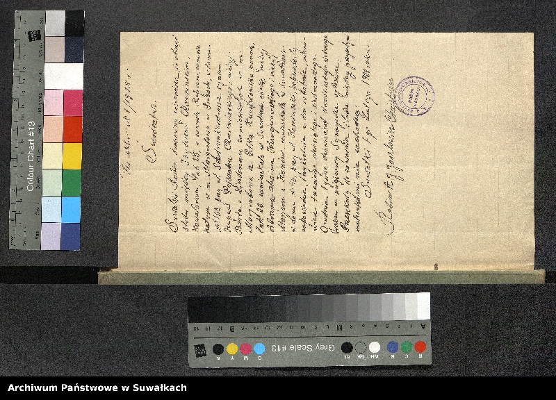 image.from.unit.number "Dowody do aktów ślubu Suwalskiego Okręgu Bożniczego 1928 rok"