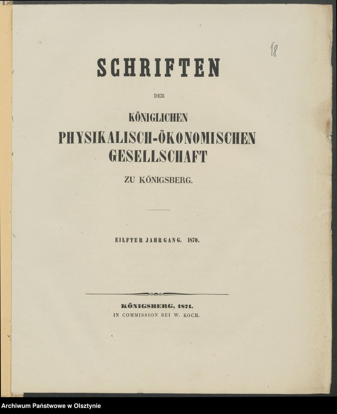 image.from.unit.number "Acta des [20]ten Provinzial-Landtages der Stände des Königreichs Preußen betreffend die Petitionen verschidenen Inhalts"