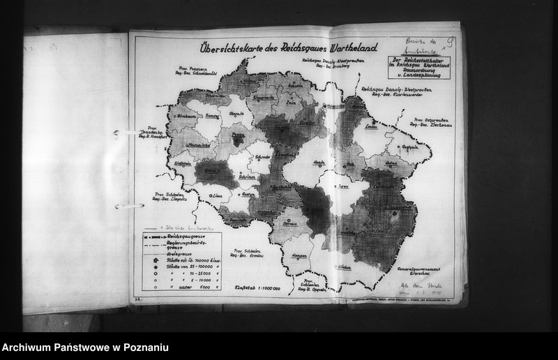Obraz 13 z jednostki "Zuständigkeitsbereiche der Behörden im Reihsgau Wartheland"