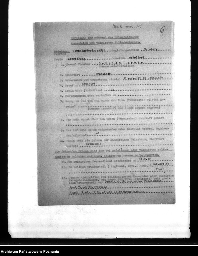 Obraz 10 z jednostki "Amtliche Meldungen Kreis Zempelburg (Sępolno)"