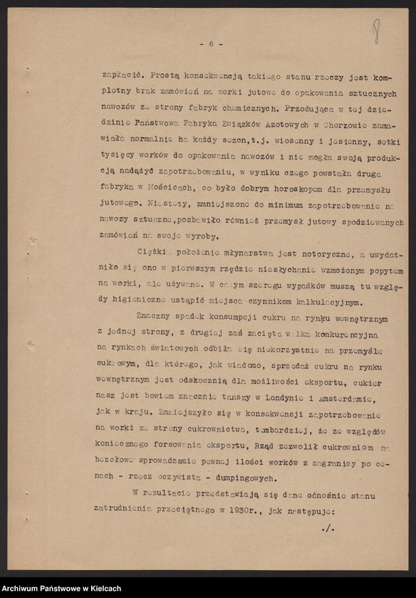 image.from.unit.number "[Stan przemysłu w okręgu częstochowskim Referat Towarzystwa Przemysłowców Okręgu Częstochowskiego z dn. 2.II.1931 r.]"