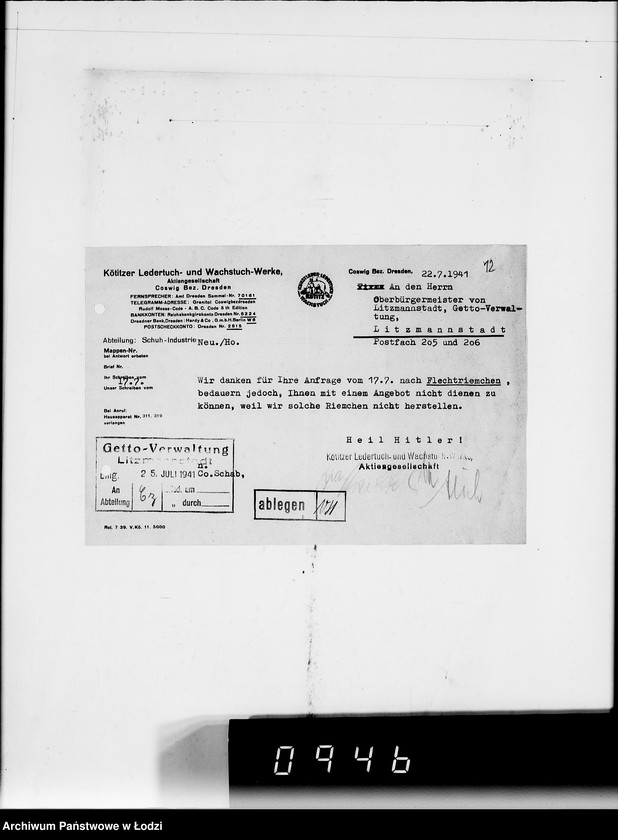 Obraz 15 z jednostki "Arbeitsbeschafftung"