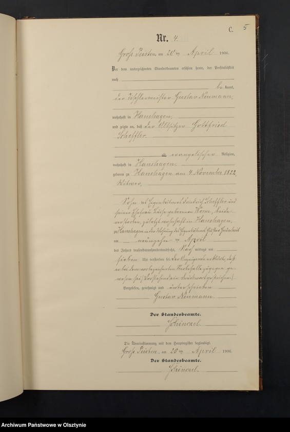 image.from.unit.number "Sterbe-Neben-Register Nr 1 - 17"