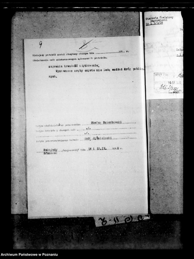 Obraz 13 z jednostki "Majętność leśna Rakojady powiat wągrowiecki"