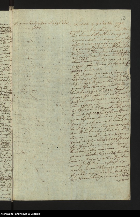 Obraz 15 z jednostki "[Akta in Sachen des Müllers Johann Samuel Liebeheutschel gegen den Schutzjuden Tobias Salomon]"