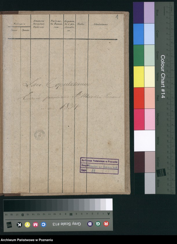 Obraz 3 z jednostki "Księga małżeństw"