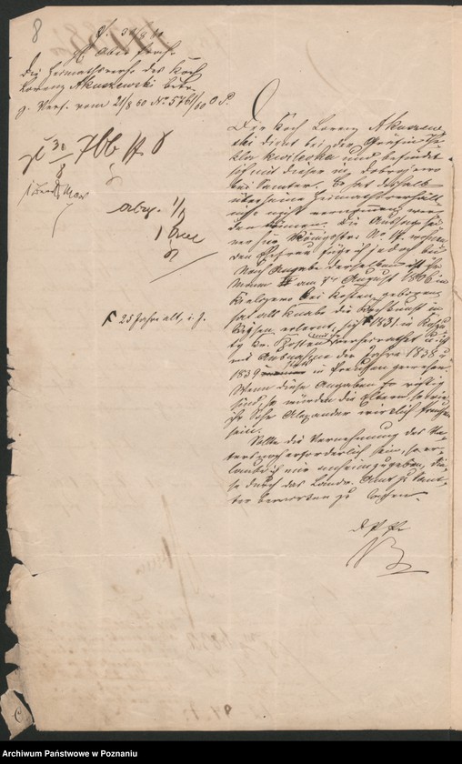 Obraz 14 z jednostki "A. betr. die Auskunft über Inländer Lit. A"