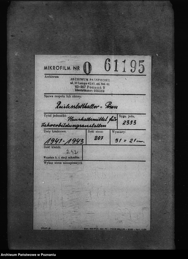 Obraz 2 z jednostki "Haushaltsmitte für Lehrerbildungsanstalten"