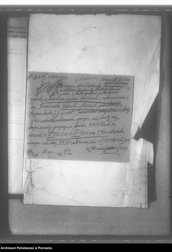 Obraz 14 z jednostki "Przerachowanie hipoteki ciążącej na nieruchomości Rojewo karta 77 Franciszek Zieliński"