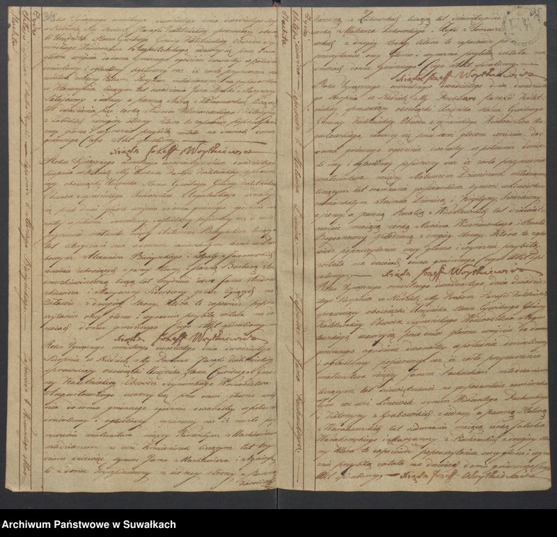 image.from.unit.number "Akta Ślubów Urzędnika Stanu Cywilnego Gminy Kaletnickiey, od dnia 1-go Stycznia do dnia ostatniego Grudnia 1820 roku."