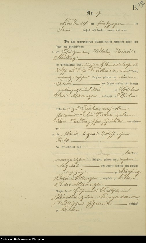 image.from.unit.number "Heiraths-Neben-Register Nr 1 - 16"