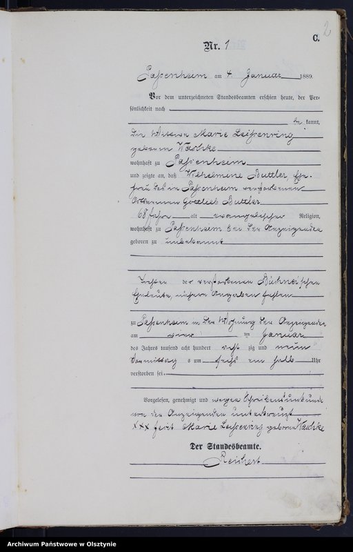 image.from.unit.number "Sterbe-Haupt-Register Nr 1 - 49"
