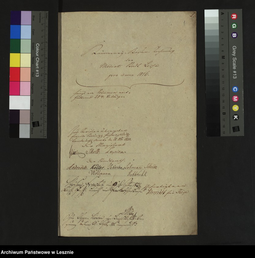 Obraz 4 z jednostki "[Księga przychodów i rozchodów kasy miejskiej]"