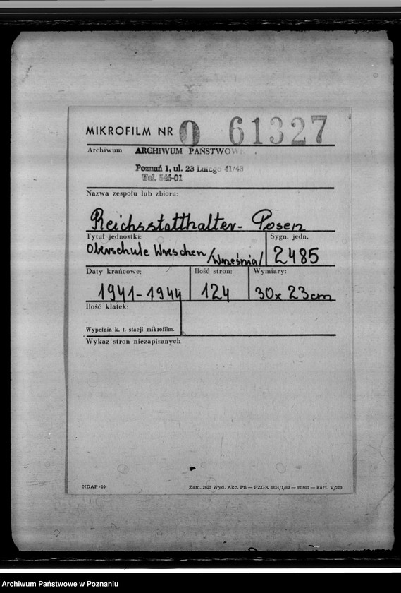 Obraz 2 z jednostki "Oberschule Wreschen (Września)"