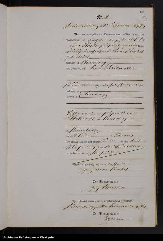 image.from.unit.number "Sterbe-Neben-Register Nr 1 - 95"