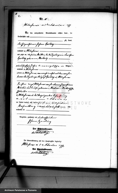 Obraz 11 z jednostki "Księga zgonów"