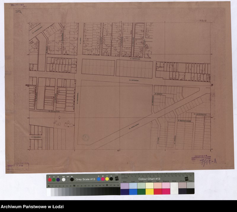 Obraz 1 z jednostki "Plan m. Łodzi 1:2000. Sekcja NO51"