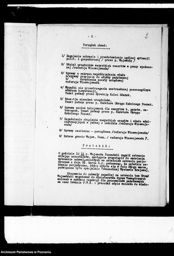 Obraz 6 z jednostki "/Zebranie periodyczne wojewódzkie naczelników władz i urzędów niezespolonych II instancji/"