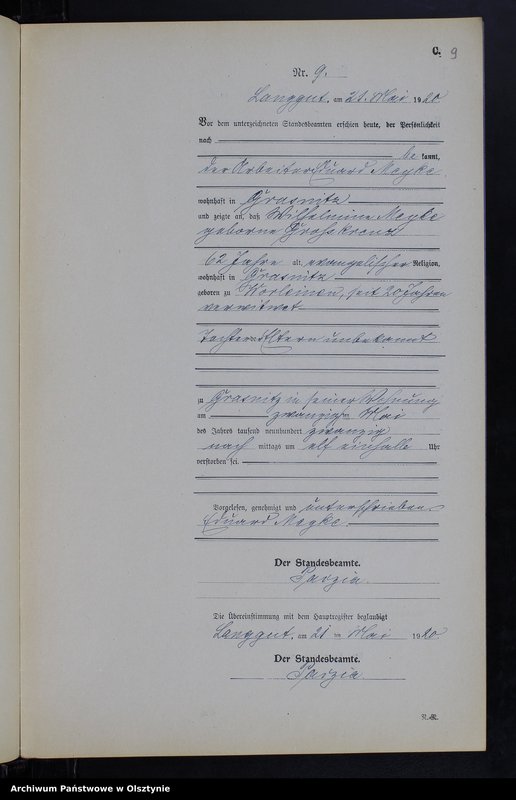 image.from.unit.number "Sterbe-Neben-Register Nr 1 - 23"