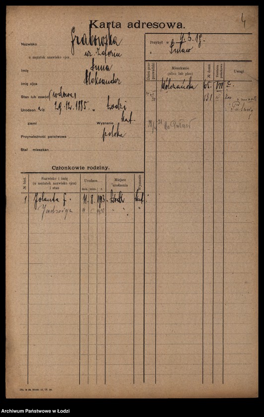 image.from.unit.number "[Spis ludności Łodzi] Grabowska - Graczuchin"