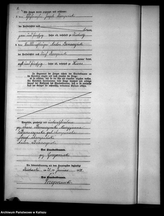 Obraz 11 z jednostki "[Księga małżeństw]"