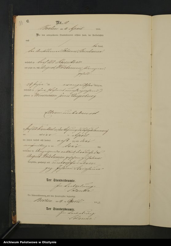 image.from.unit.number "Sterbe-Neben-Register Nr 1 - 29"
