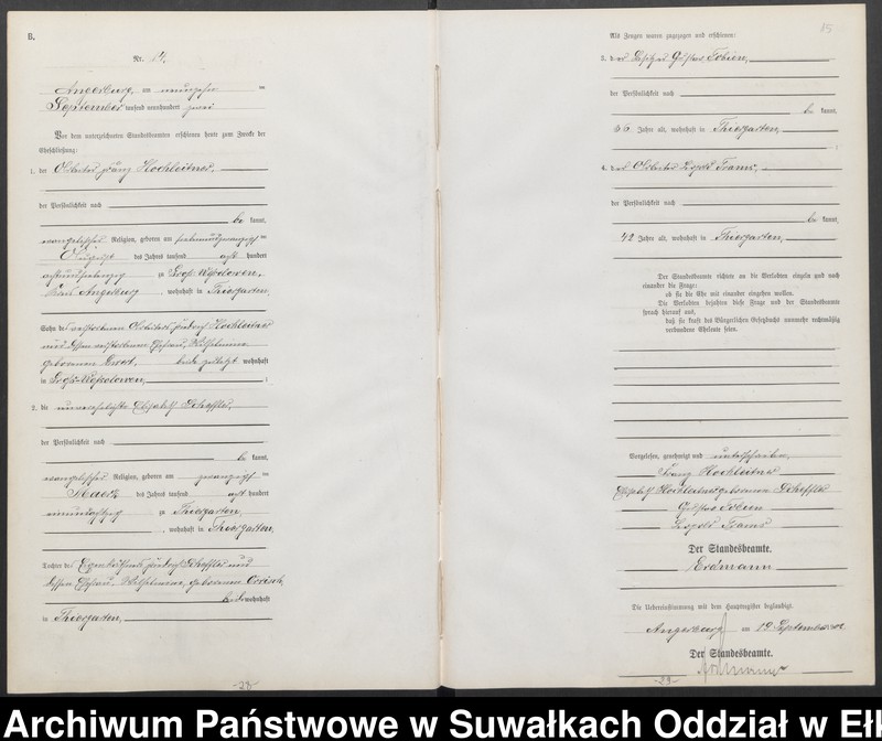 image.from.unit.number "Heiraths-Neben-Register des Preussischen Standes-Amtes Angerburg Kreis Angerburg"