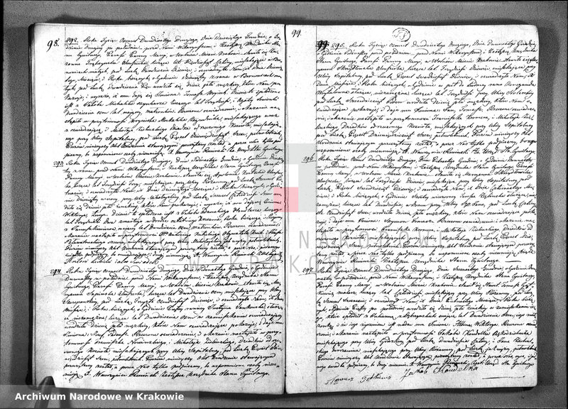 image.from.unit.number "AKTA. Urodzin; Uznania, i Przysposobienia Parafii Panny Maryi w Krakowie, sporządzone na Rok 1822. zaczynające się od Dnia Pierwszego Stycznia, a Konczące się w ostatnim Roku tegoz"