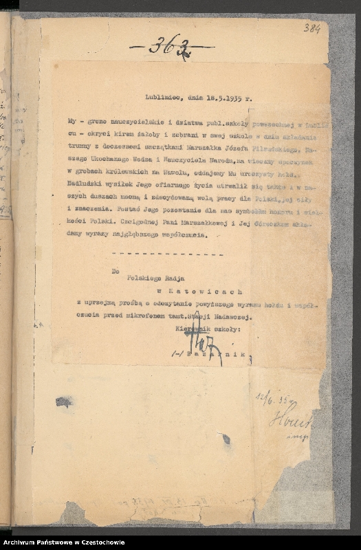 image.from.collection.number "85 rocznica śmierci Józefa Piłsudskiego111"