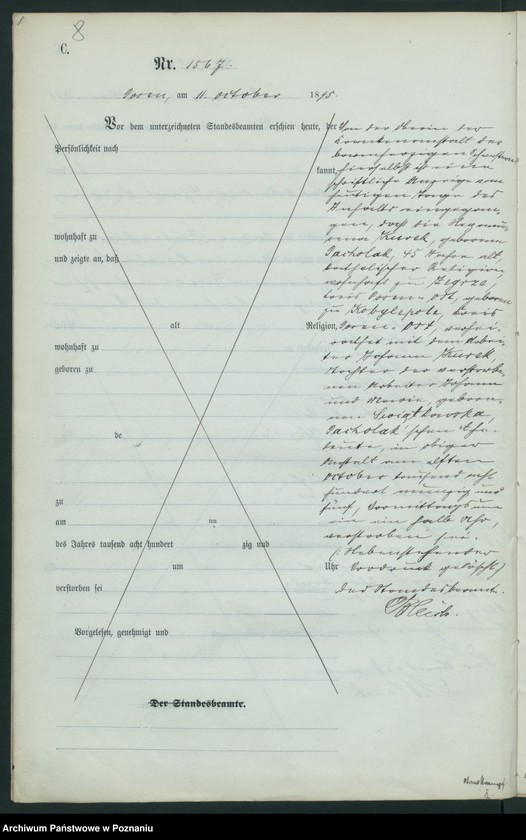 Obraz 11 z jednostki "Księga zgonów t. IV"