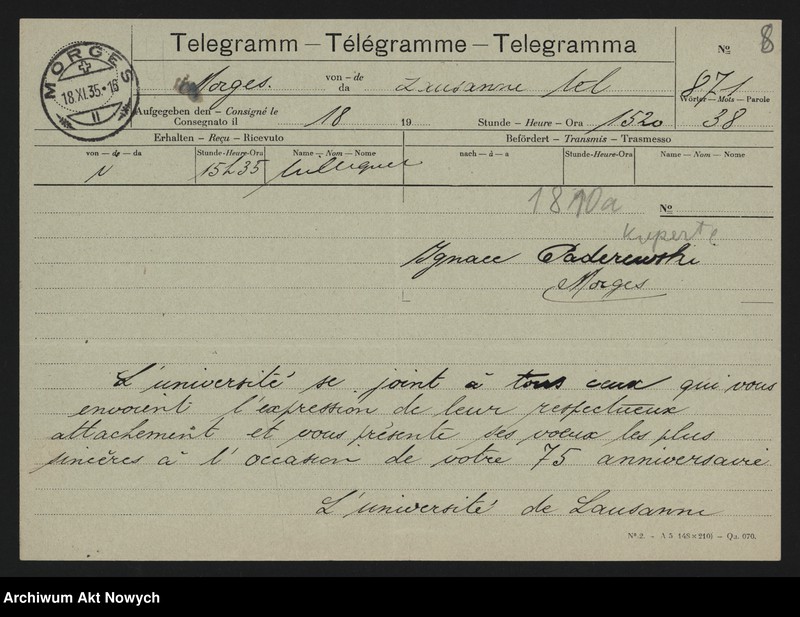 image.from.unit.number "Municiapalité de Lausanne; L.6 (odpowiedzi - rękopisy); patrz t.48"