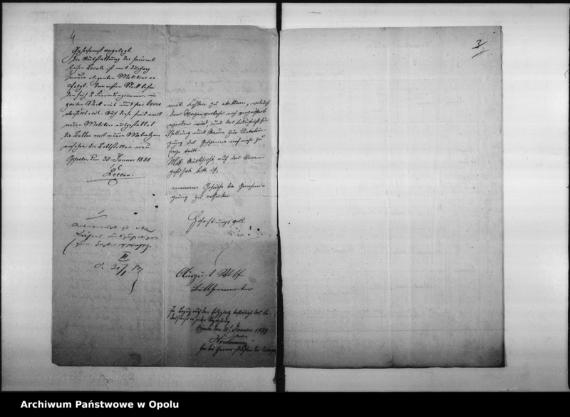 Obraz 8 z jednostki "Acta des Magistrats zu Oppeln betreffend die Schankanlage in dem Hause an der Bolkostrasse Vol. I"