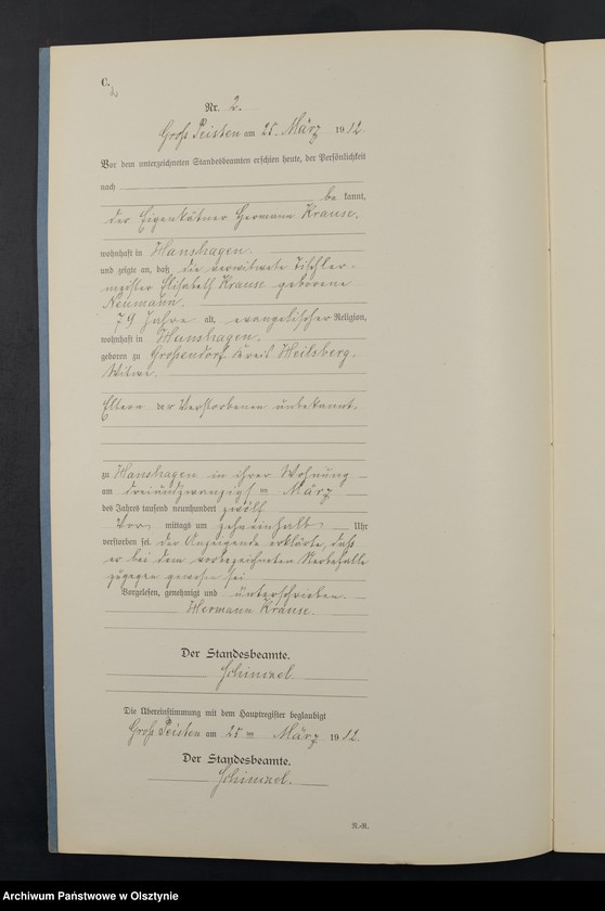image.from.unit.number "Sterbe-Neben-Register Nr 1 - 14 [ Księga zgonów - wtóropis ]"