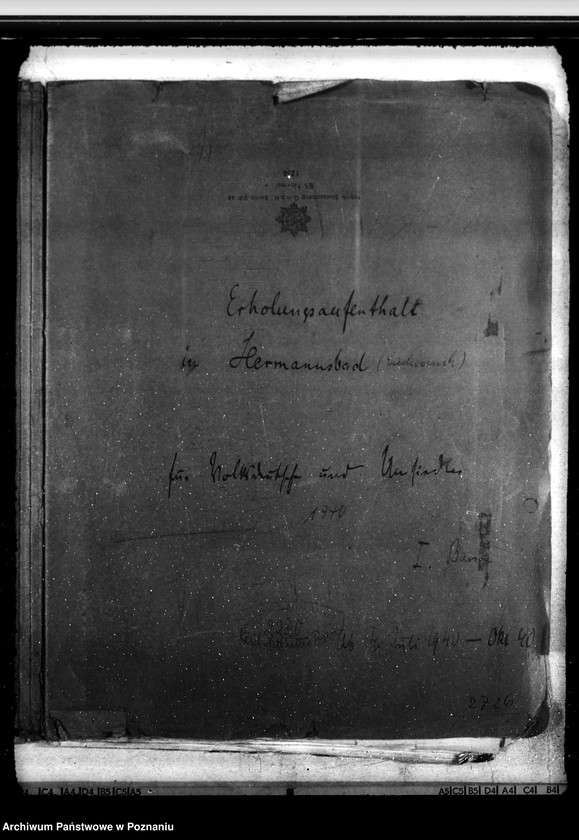 Obraz 4 z jednostki "Erholungsanstalt in Hermannsbad - Ciechocinek - für Volksdeutsche und Umsiedler"
