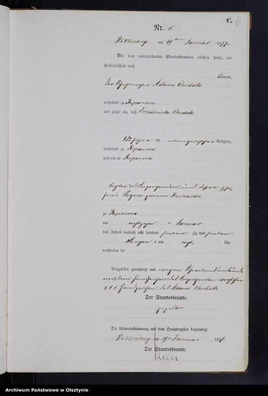 image.from.unit.number "Sterbe-Haupt-Register Nr 1 - 110"