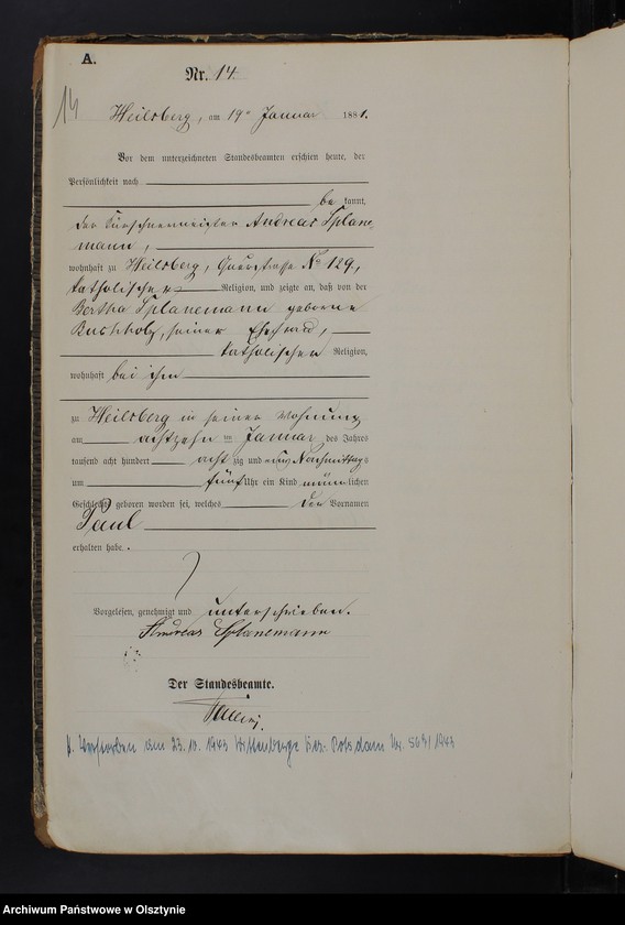 image.from.unit.number "Geburts-Haupt-Register Nr 1 - 172"