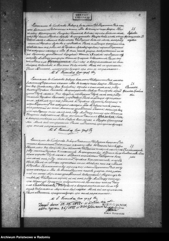 image.from.unit.number "Dublikat aktov graždanskago sostoâniâ ob urodivših, brakosočetavšihsâ i umerših v prihoda Glovačev za 1895 god"