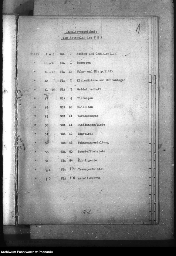 Obraz 5 z jednostki "Wykaz dla urzędu Wohnungs- und Sied- lungsamt"