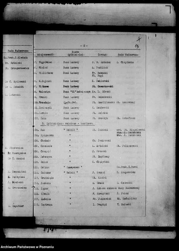 Obraz 17 z jednostki "/Związek Spółdzielni Zarobkowych i Gospodarczych im. ks. Piotra Wawrzyniaka w Poznaniu/"