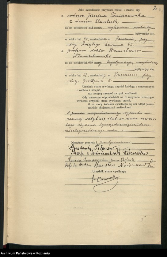 Obraz 4 z jednostki "Księga miejscowa małżeństw tom I [Rejestr główny małżeństw]"