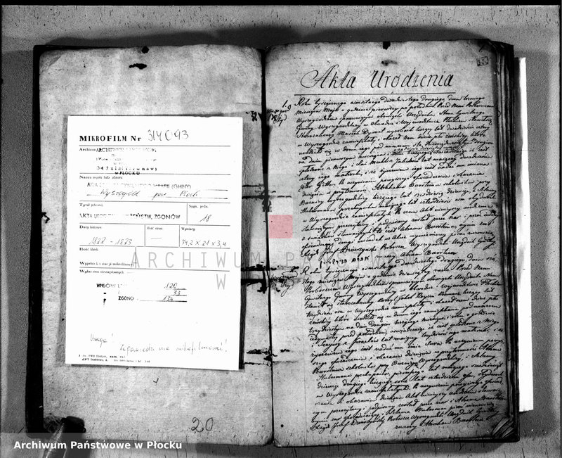 image.from.unit.number "Akta urodzeń, małżeństw i zgonów"