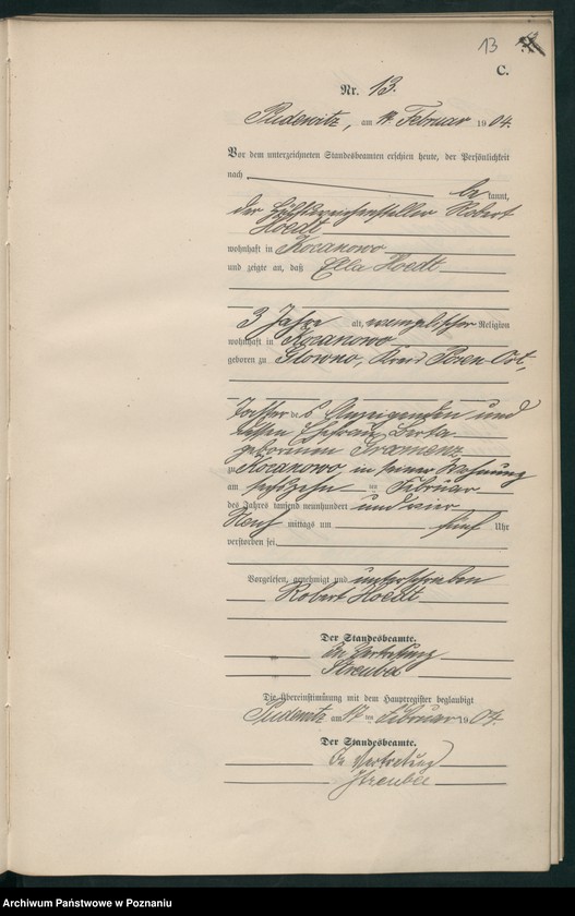 Obraz 16 z jednostki "Zgony"