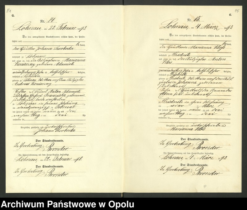 image.from.unit.number "Urząd Stanu Cywilnego Łany Księga zgonów rok 1893"