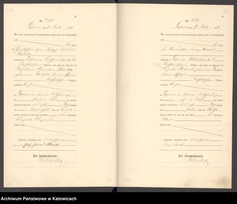 image.from.unit.number "ksiega urodzeń T. II nr 400-827"