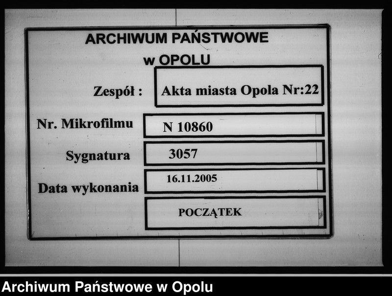 Obraz 1 z jednostki "Acta des Magistrats zu Oppeln betreffend die Ablösung der Mauthe auf der Falkenberg-Krappitzerstrassa resp. Bau 1 Staats-chausse v[on] Oppeln über Proskau [Prószków] nach dem Neustädter Kreise"